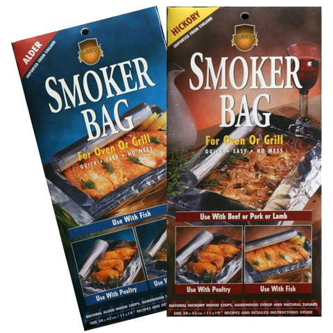 Savu Smoker Bags Hickory or Alder - FireStriker.co.uk