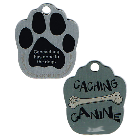 Unactivated Trackable  Caching Canine GeoCaching Travel Tag - FireStriker.co.uk