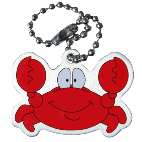 Connie the Crab Geocaching Travel tag - FireStriker.co.uk